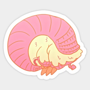 Pink Fairy Armadillo solo 2 Sticker